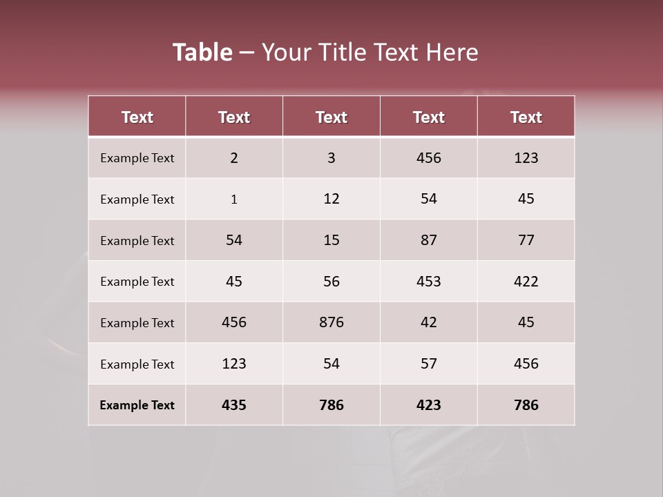 Glamor Make Up Posing PowerPoint Template