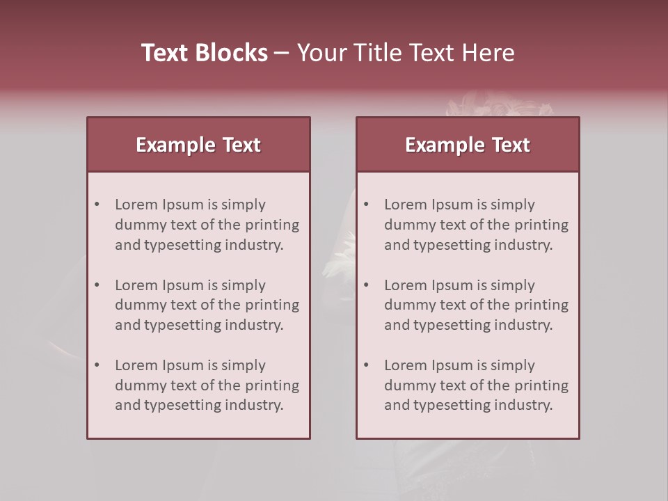 Glamor Make Up Posing PowerPoint Template