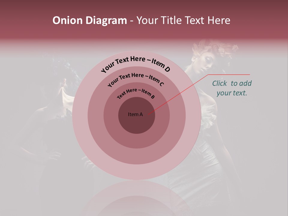 Glamor Make Up Posing PowerPoint Template