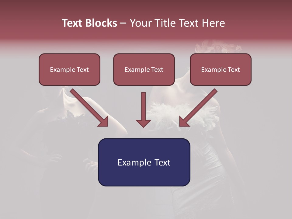 Glamor Make Up Posing PowerPoint Template