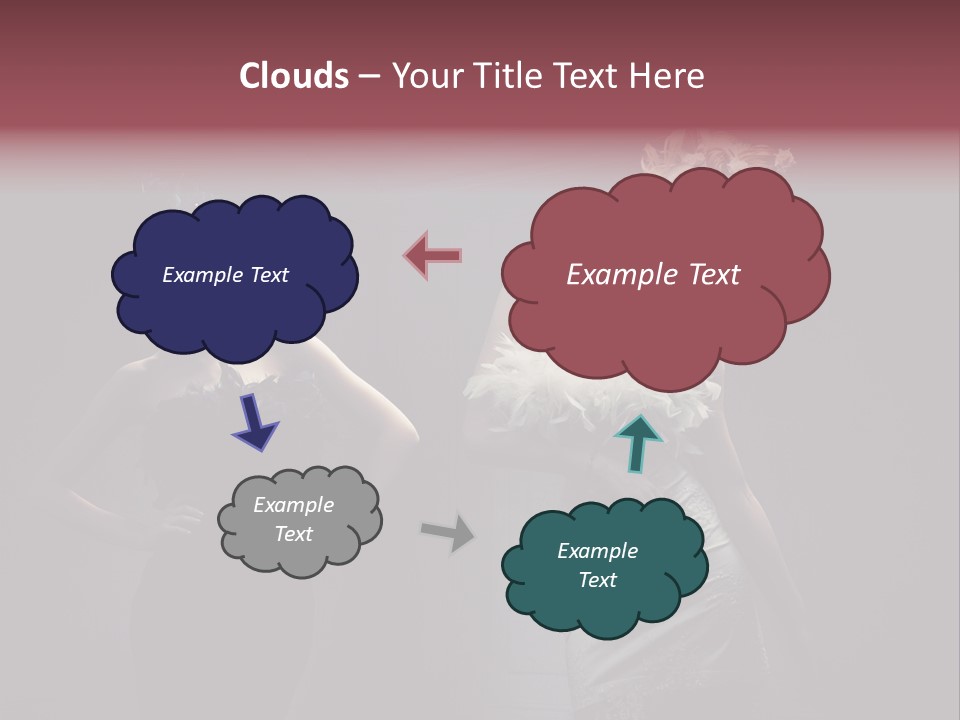 Glamor Make Up Posing PowerPoint Template