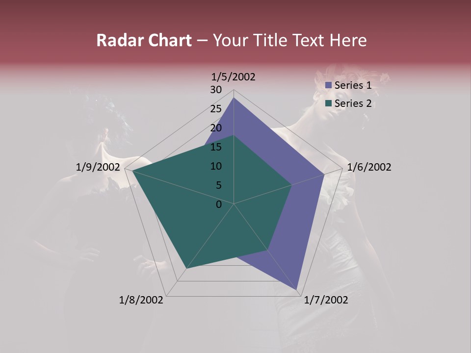 Glamor Make Up Posing PowerPoint Template