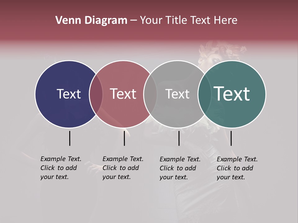 Glamor Make Up Posing PowerPoint Template