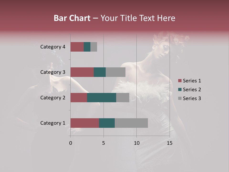 Glamor Make Up Posing PowerPoint Template