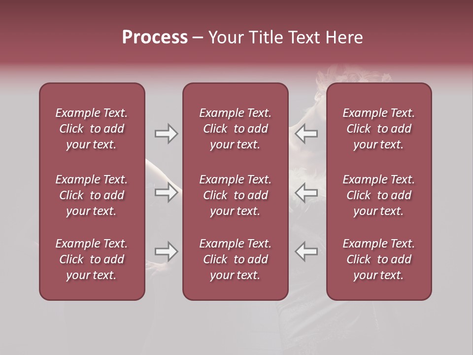 Glamor Make Up Posing PowerPoint Template