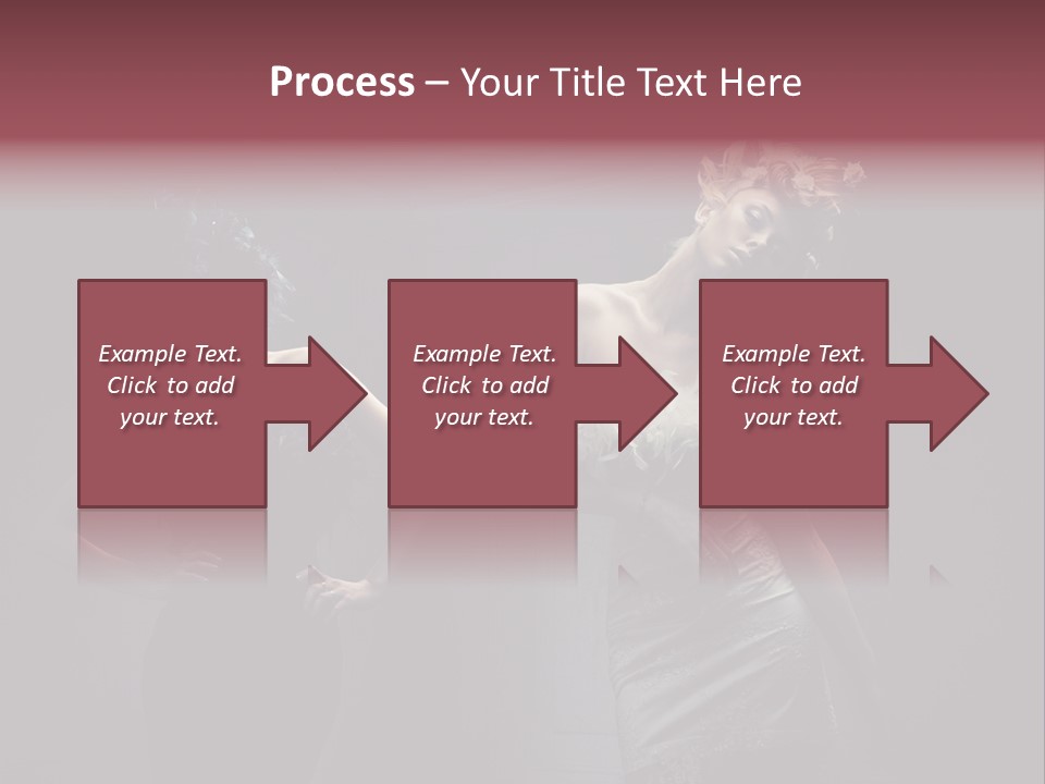 Glamor Make Up Posing PowerPoint Template