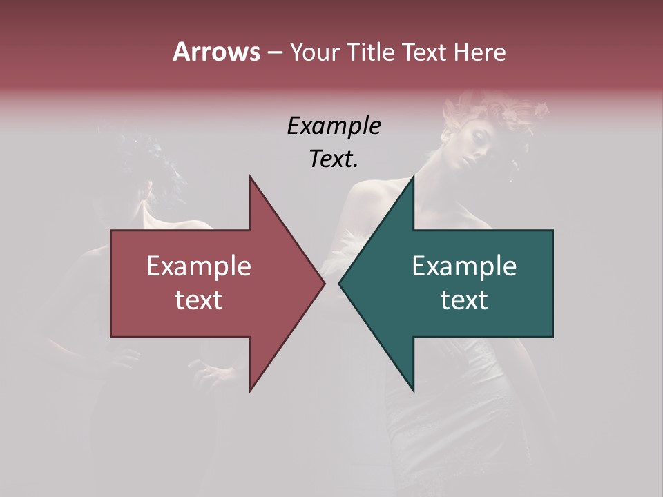 Glamor Make Up Posing PowerPoint Template