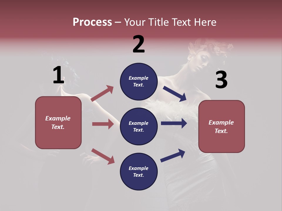 Glamor Make Up Posing PowerPoint Template