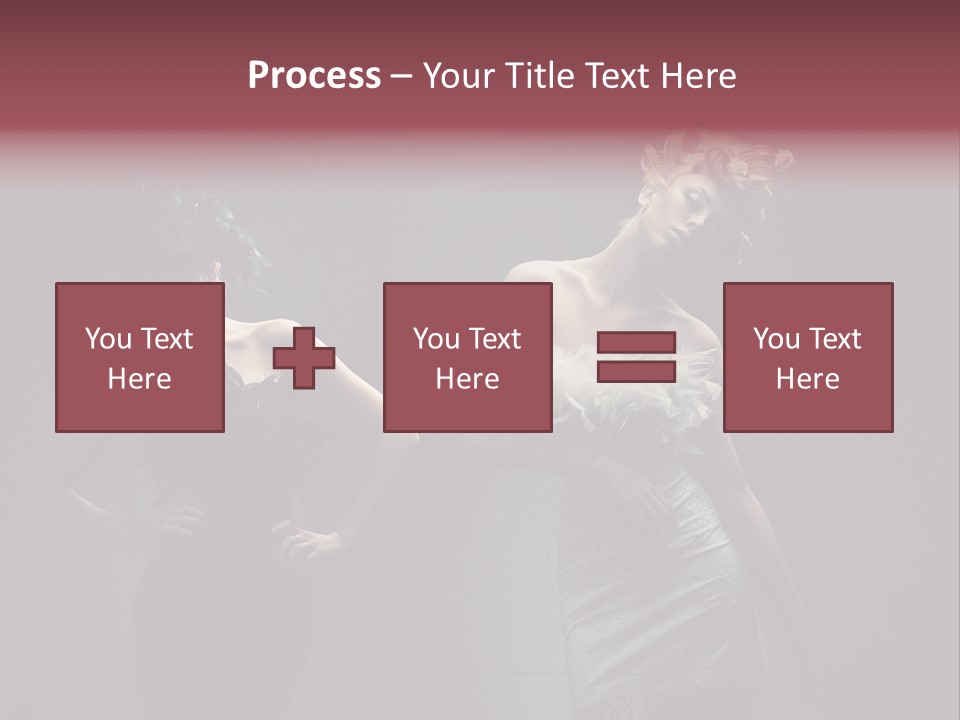 Glamor Make Up Posing PowerPoint Template