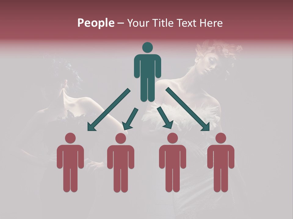 Glamor Make Up Posing PowerPoint Template