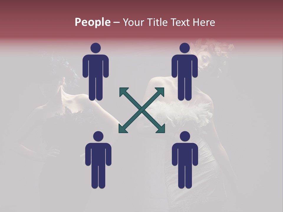 Glamor Make Up Posing PowerPoint Template