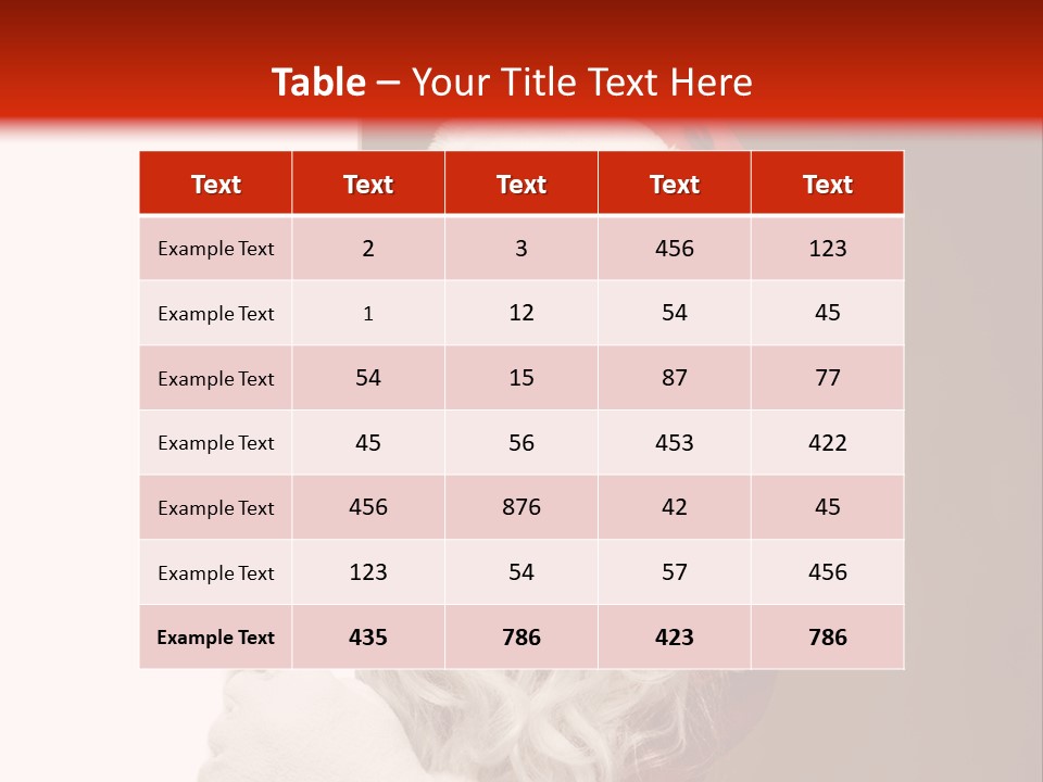 Humorou Table Group PowerPoint Template