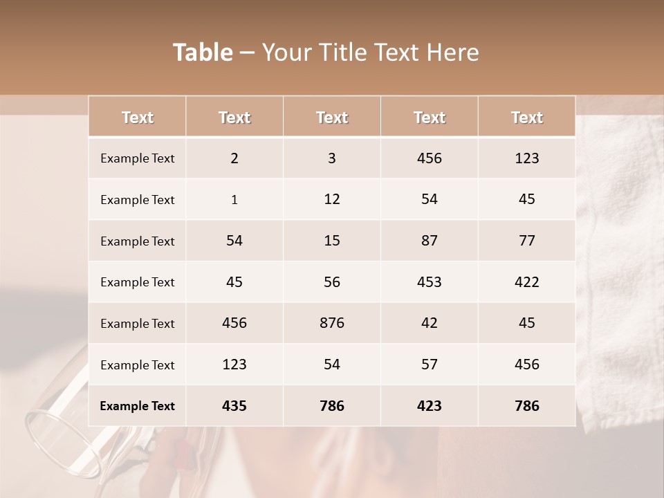 Back New Alcohol PowerPoint Template