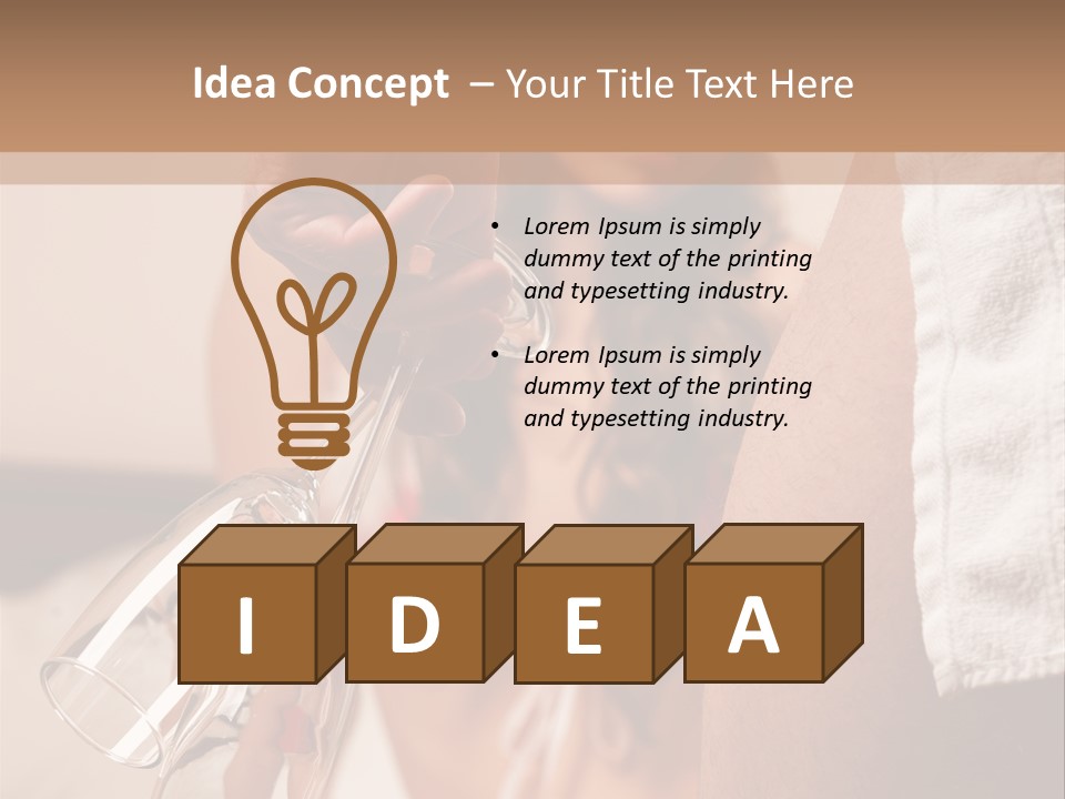 Back New Alcohol PowerPoint Template