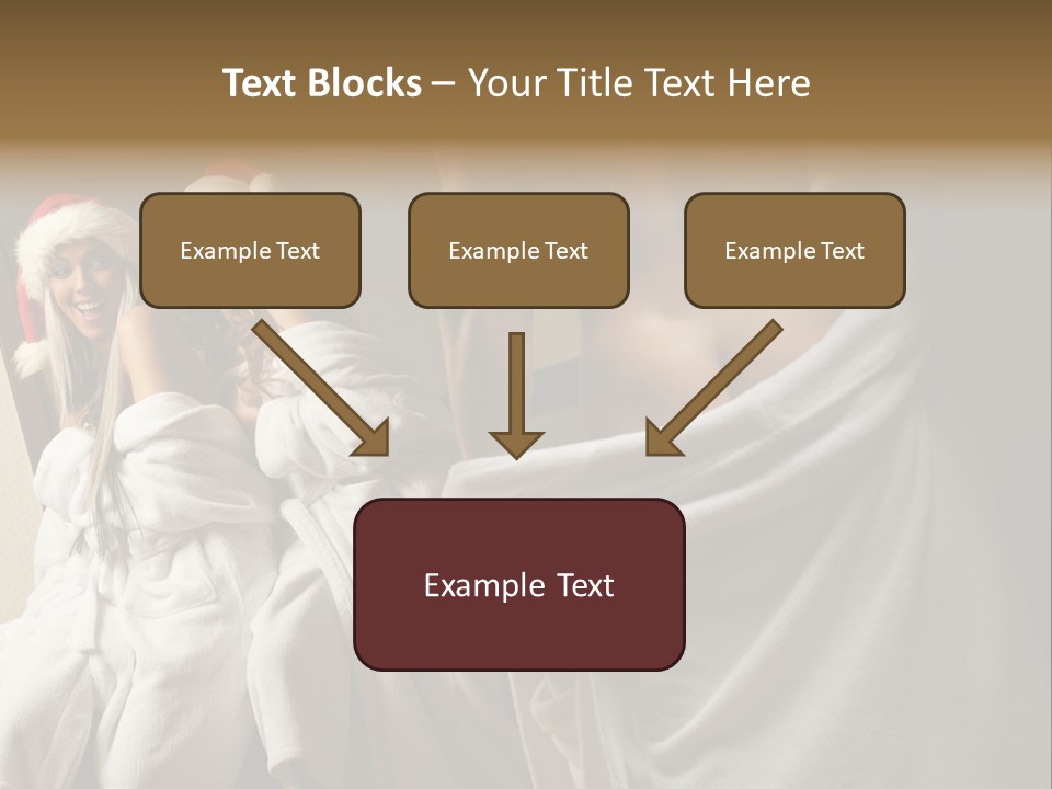 Claus Flirting Love PowerPoint Template