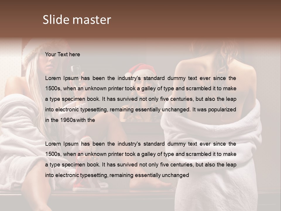 Drink Group Emotions PowerPoint Template