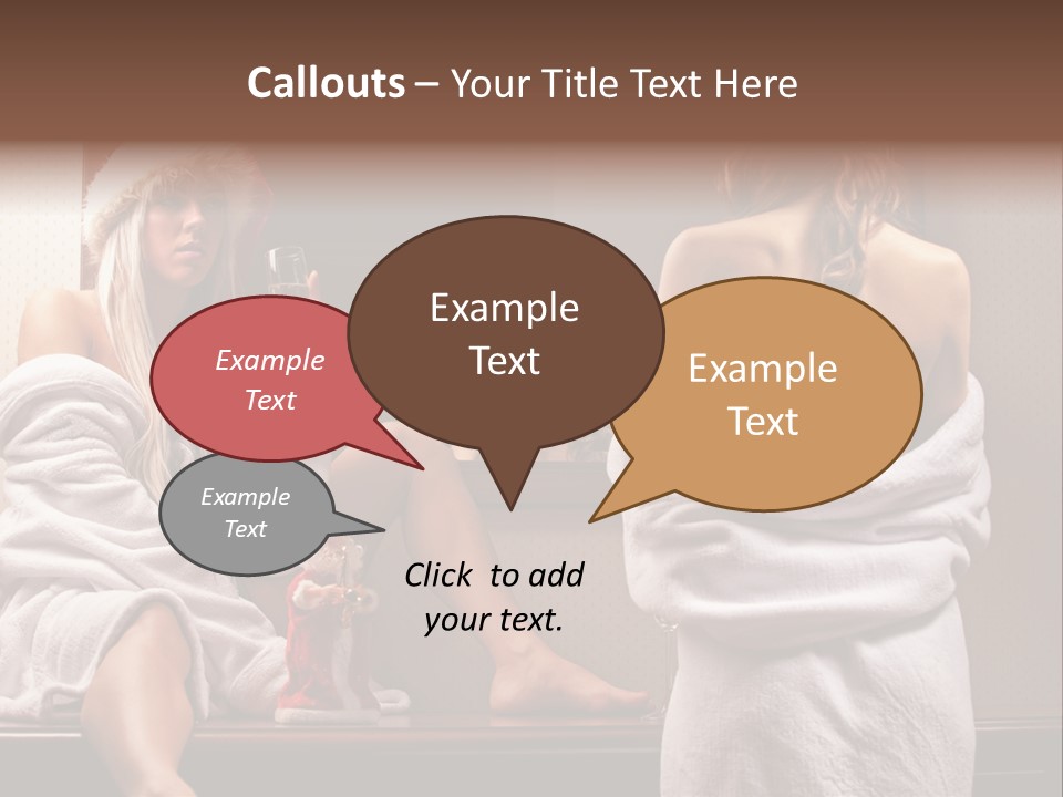Drink Group Emotions PowerPoint Template