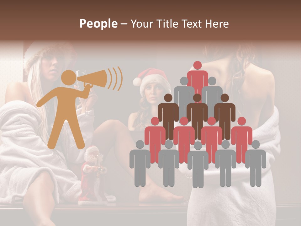 Drink Group Emotions PowerPoint Template