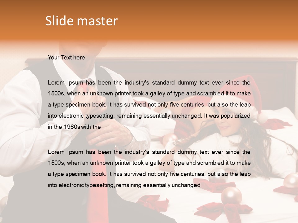 Attractive Desire Beauty PowerPoint Template