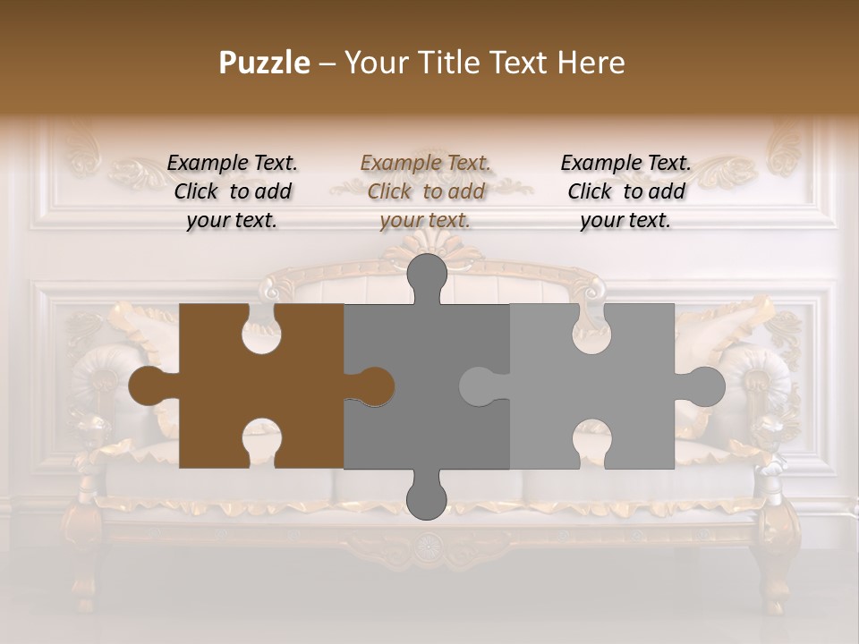 Stylish Magnificent Furniture PowerPoint Template