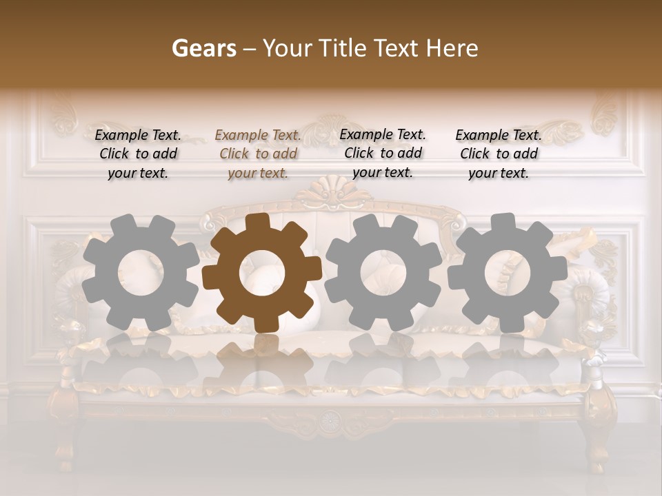 Stylish Magnificent Furniture PowerPoint Template