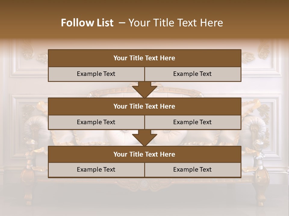 Stylish Magnificent Furniture PowerPoint Template
