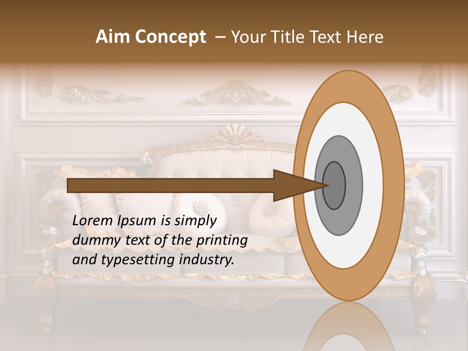 Stylish Magnificent Furniture PowerPoint Template