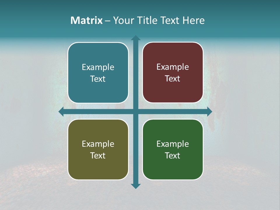 Luxury Room Grunge PowerPoint Template