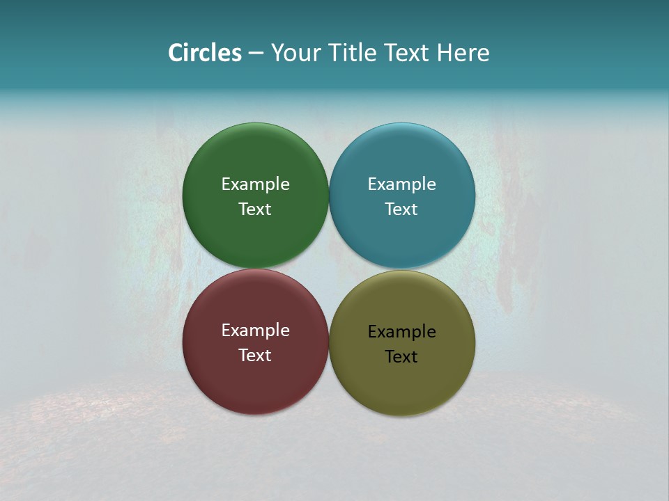 Luxury Room Grunge PowerPoint Template