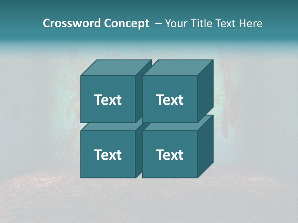 Luxury Room Grunge PowerPoint Template