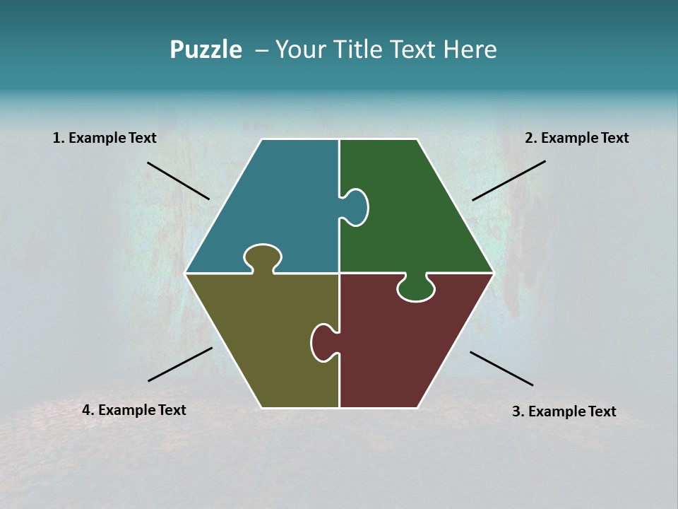 Luxury Room Grunge PowerPoint Template