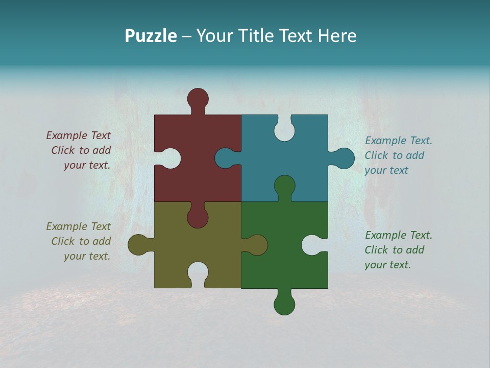 Luxury Room Grunge PowerPoint Template