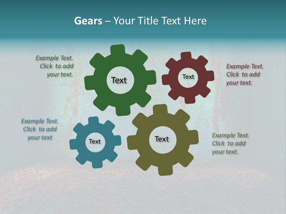 Luxury Room Grunge PowerPoint Template