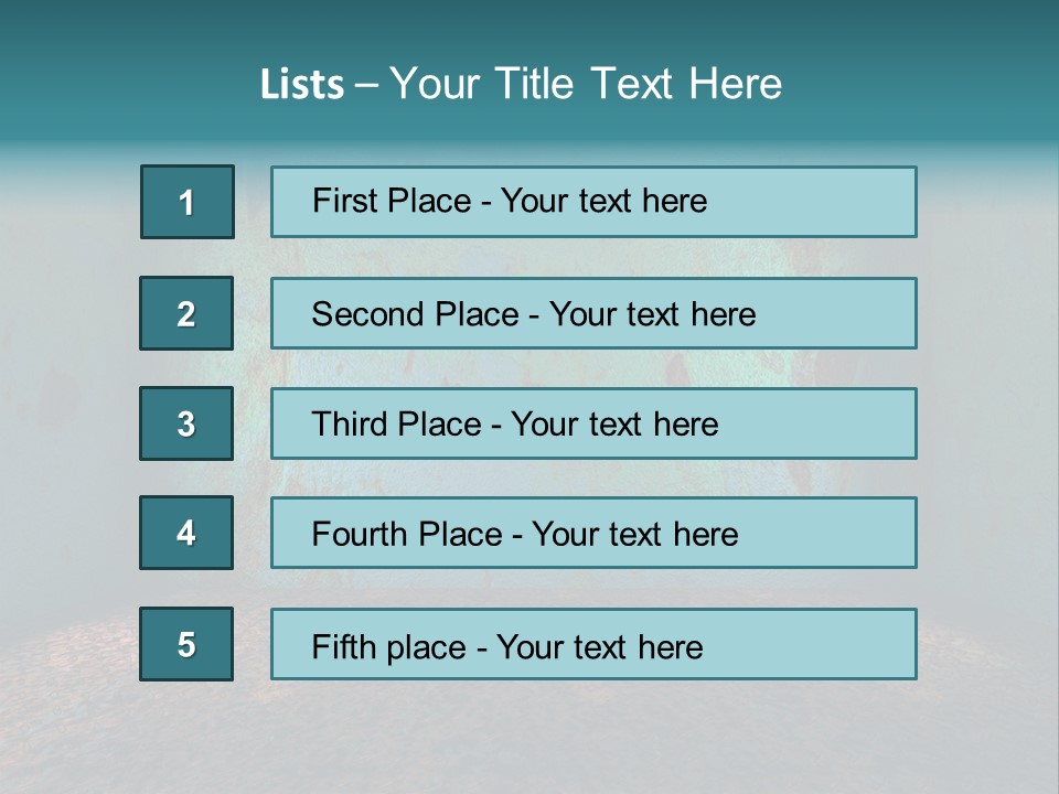 Luxury Room Grunge PowerPoint Template