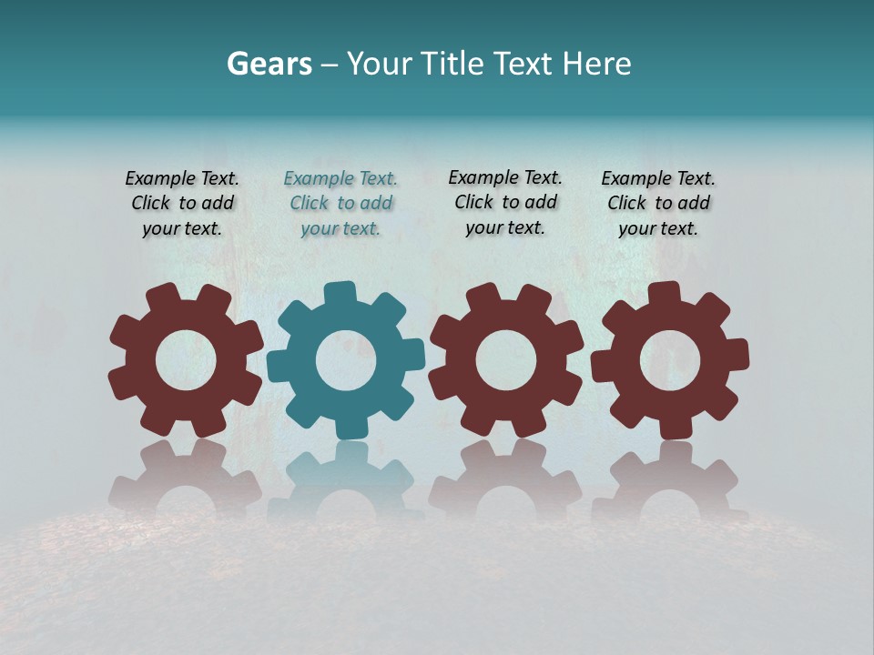 Luxury Room Grunge PowerPoint Template