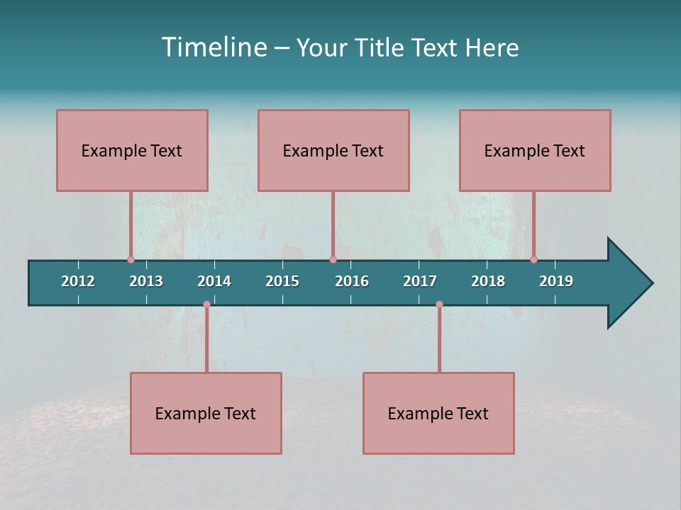 Luxury Room Grunge PowerPoint Template