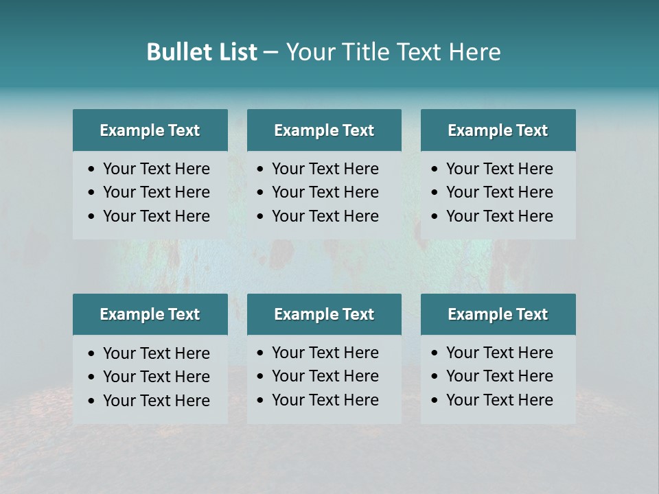 Luxury Room Grunge PowerPoint Template