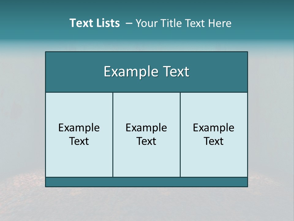 Luxury Room Grunge PowerPoint Template