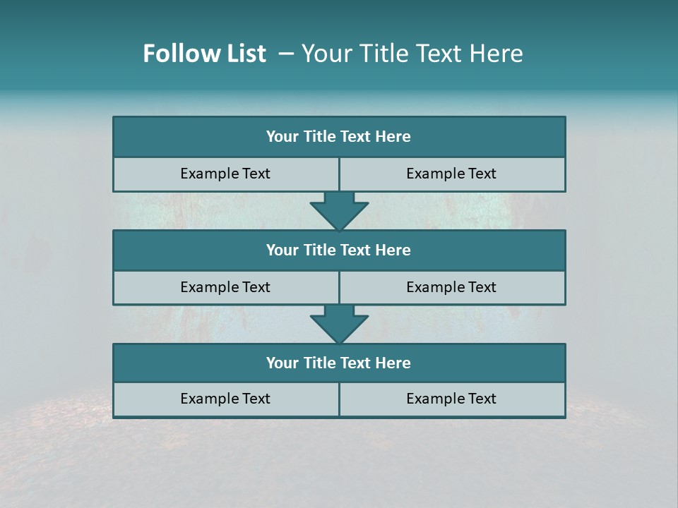 Luxury Room Grunge PowerPoint Template