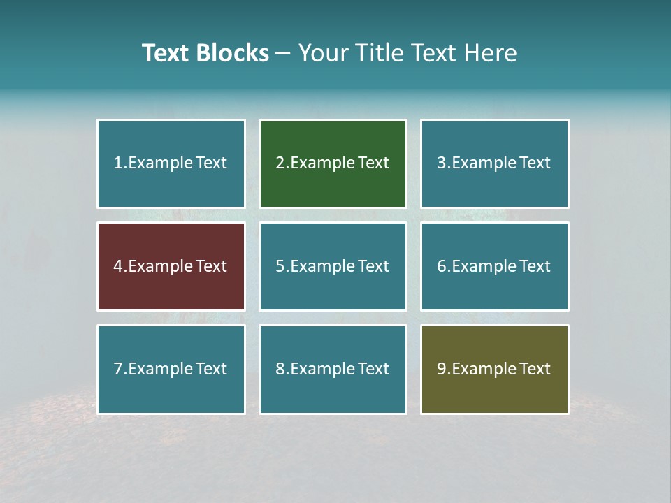 Luxury Room Grunge PowerPoint Template