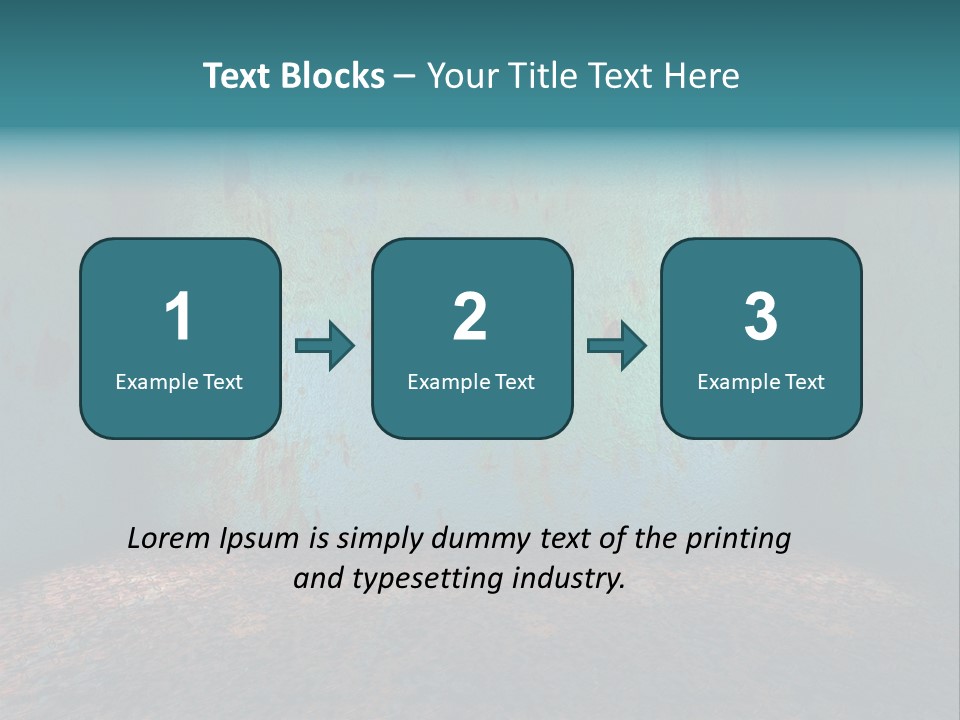 Luxury Room Grunge PowerPoint Template