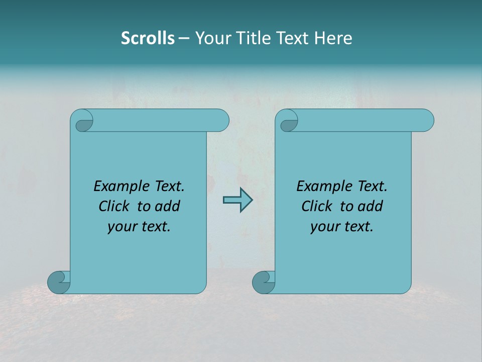 Luxury Room Grunge PowerPoint Template