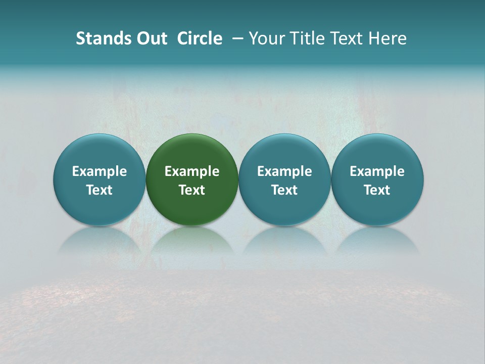 Luxury Room Grunge PowerPoint Template