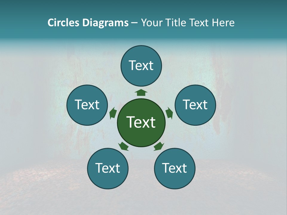 Luxury Room Grunge PowerPoint Template