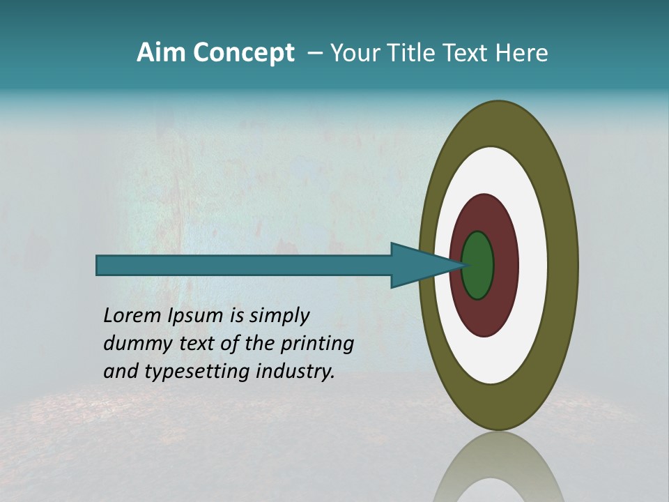 Luxury Room Grunge PowerPoint Template