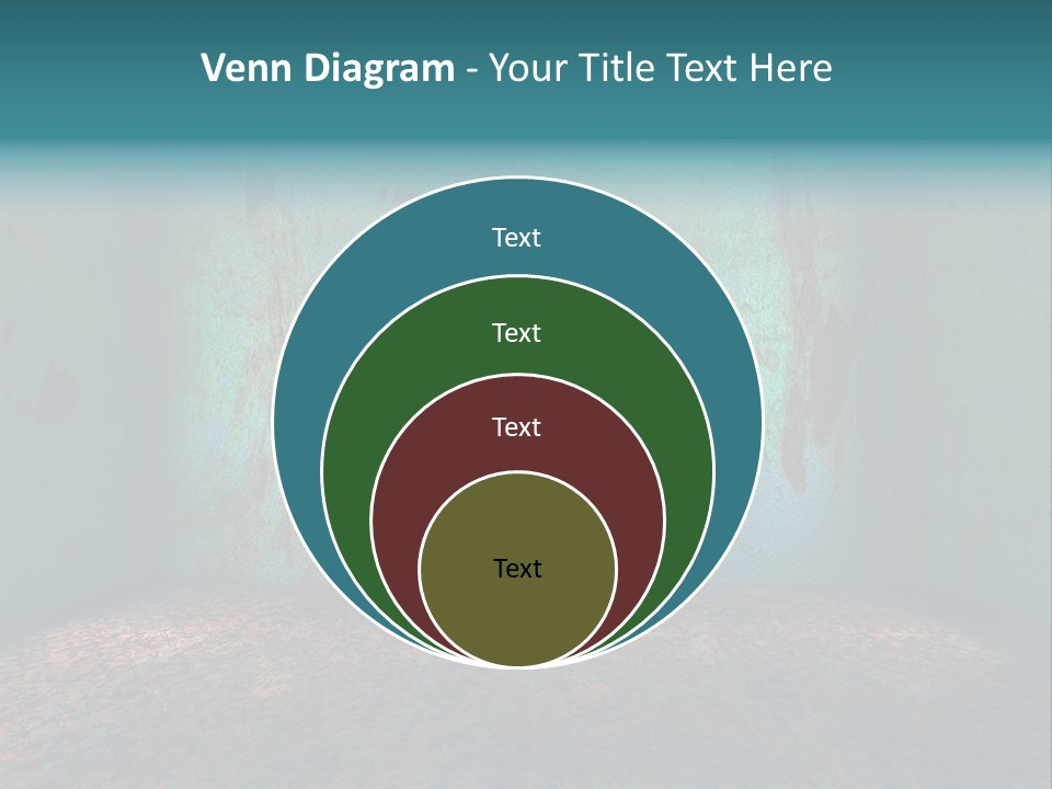 Luxury Room Grunge PowerPoint Template