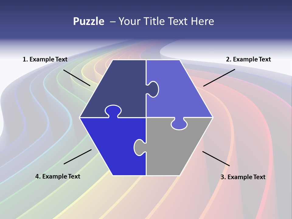 Cover Blank Spectrum PowerPoint Template