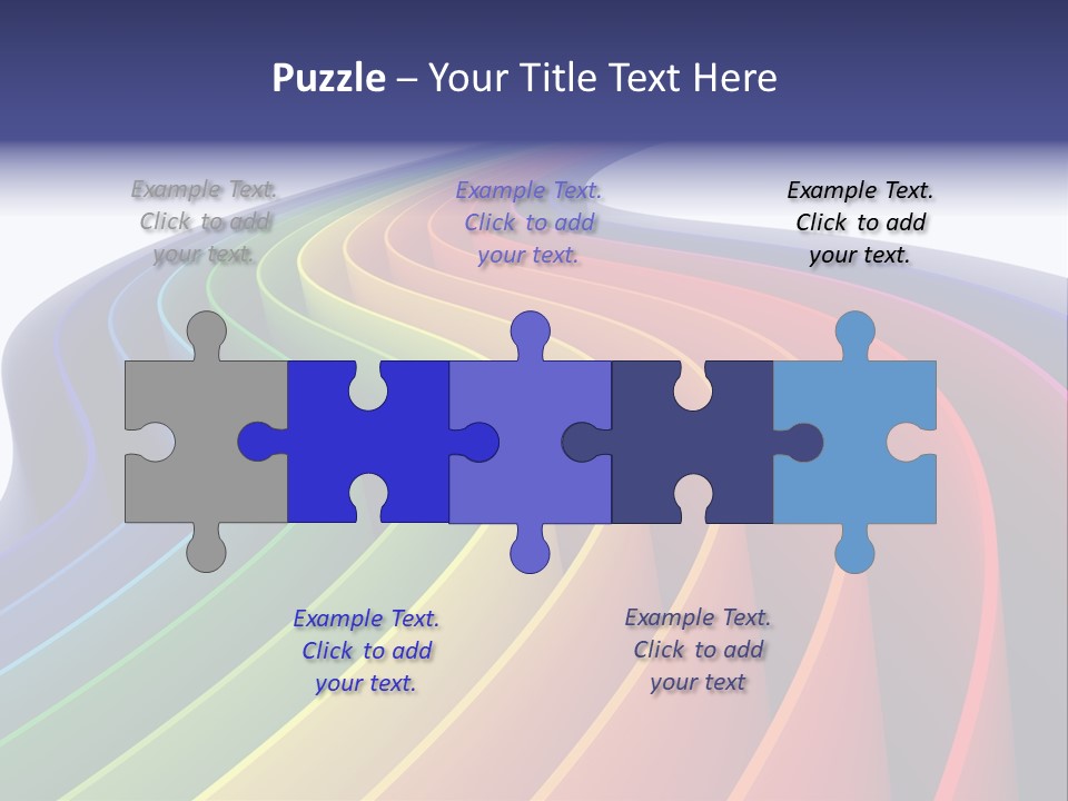 Cover Blank Spectrum PowerPoint Template