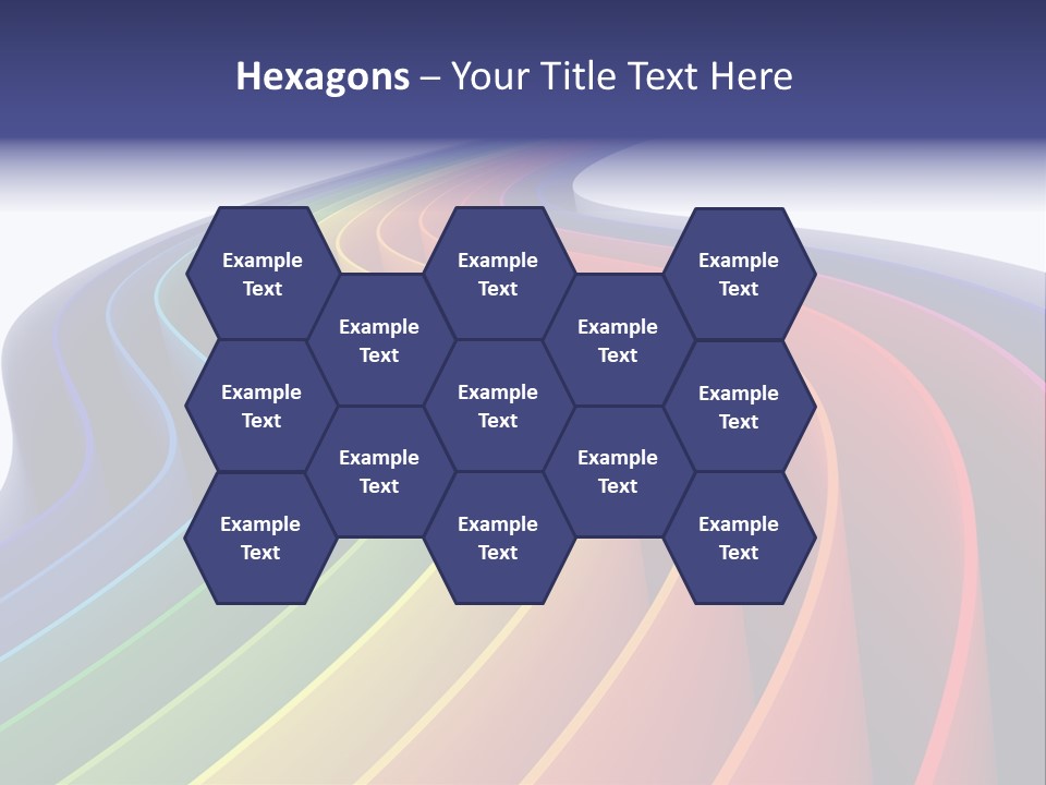 Cover Blank Spectrum PowerPoint Template