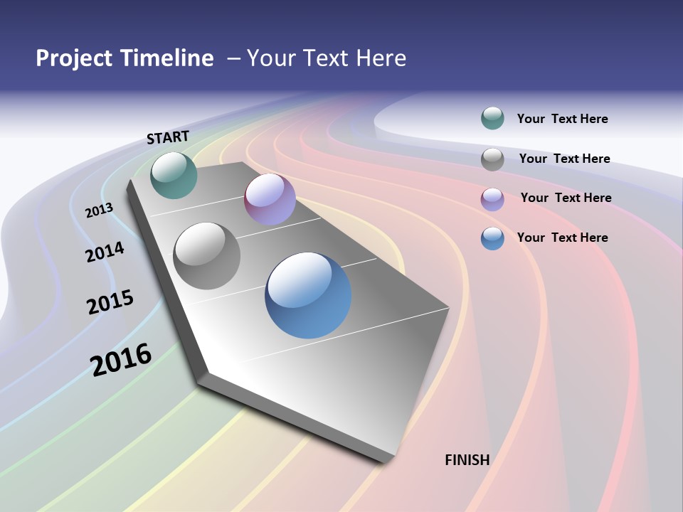 Cover Blank Spectrum PowerPoint Template